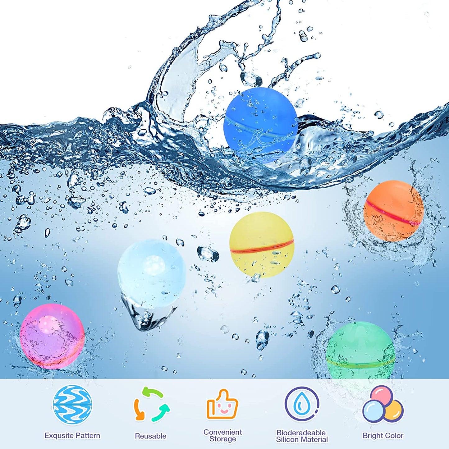 Our Reusable Water Balloons (12 pcs)